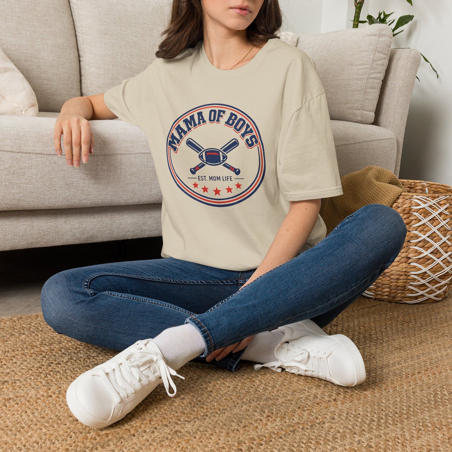 Mama of Boys Est. Mom Life T-shirt