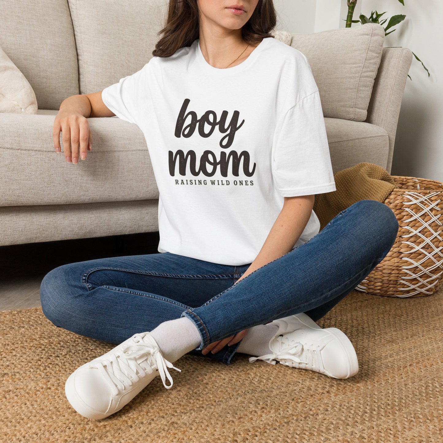 Boy Mom Raising Wild Ones T-shirt