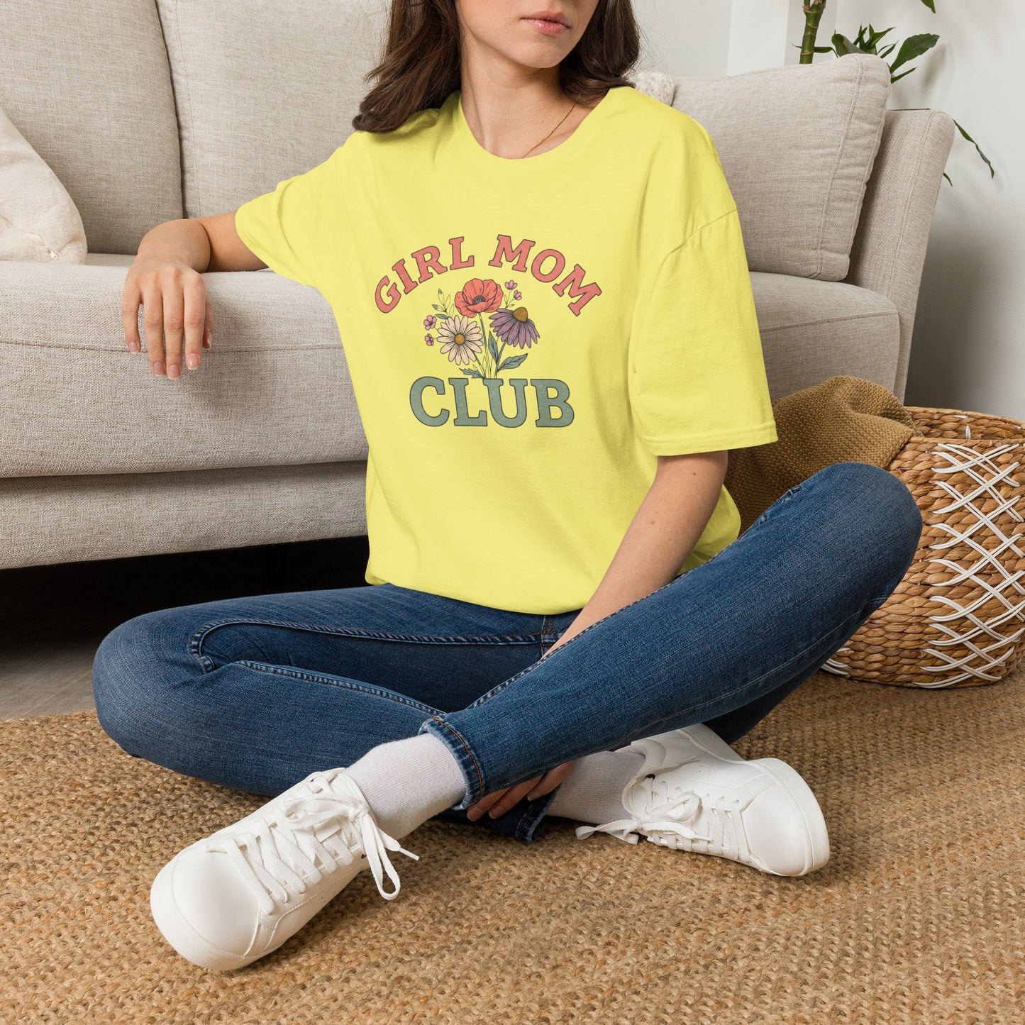 Girl Mom Club Wildflowers T-Shirt