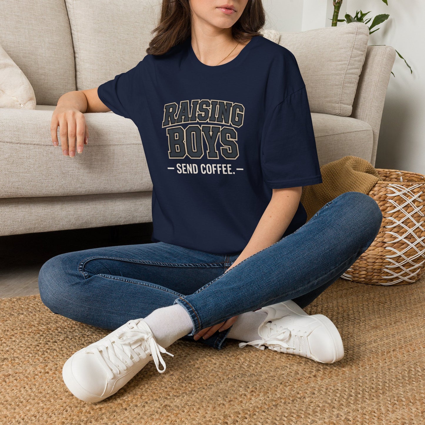 Raising Boys Send Coffee Shirt