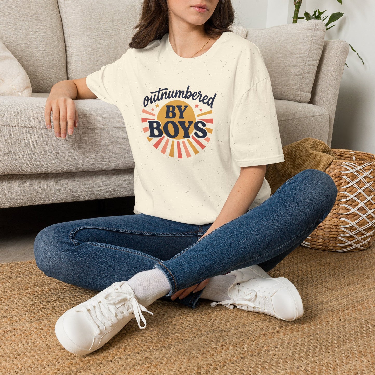 Outnumbered by Boys T-shirt