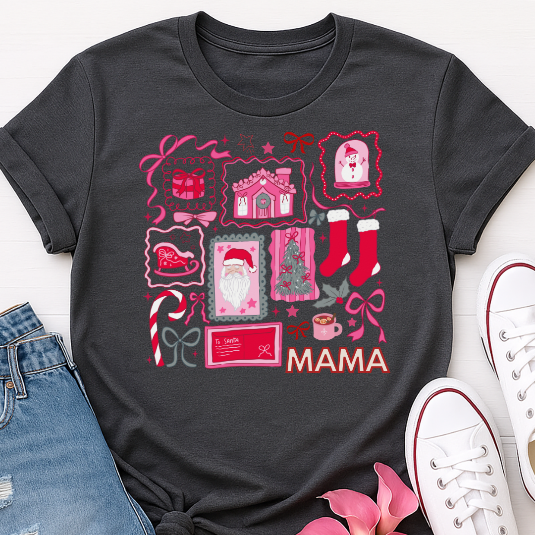 Mama Christmas Icons T-shirt