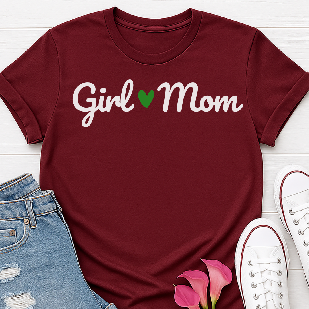 Girl Mom Christmas T-shirt