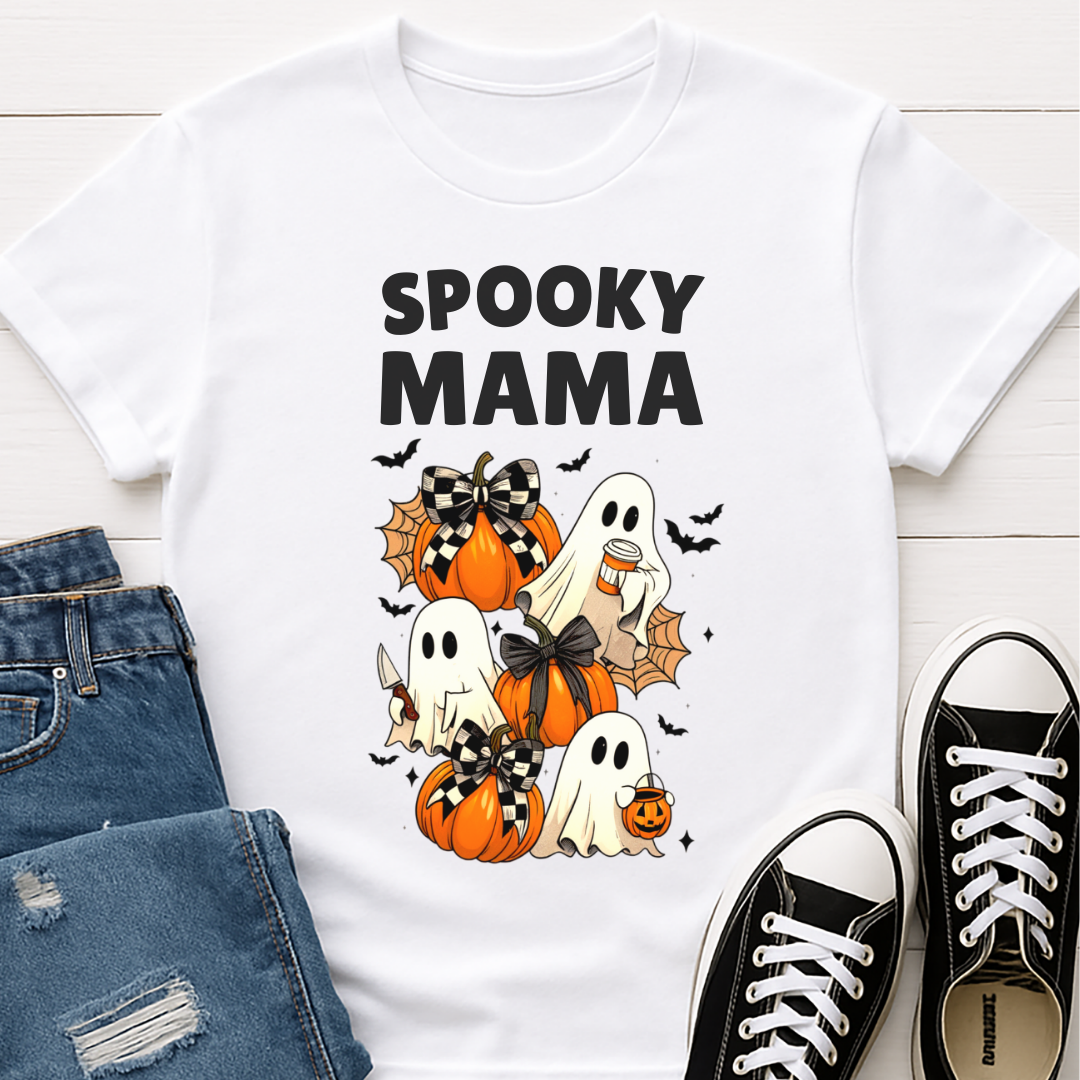 Spooky Mama Halloween T-shirt