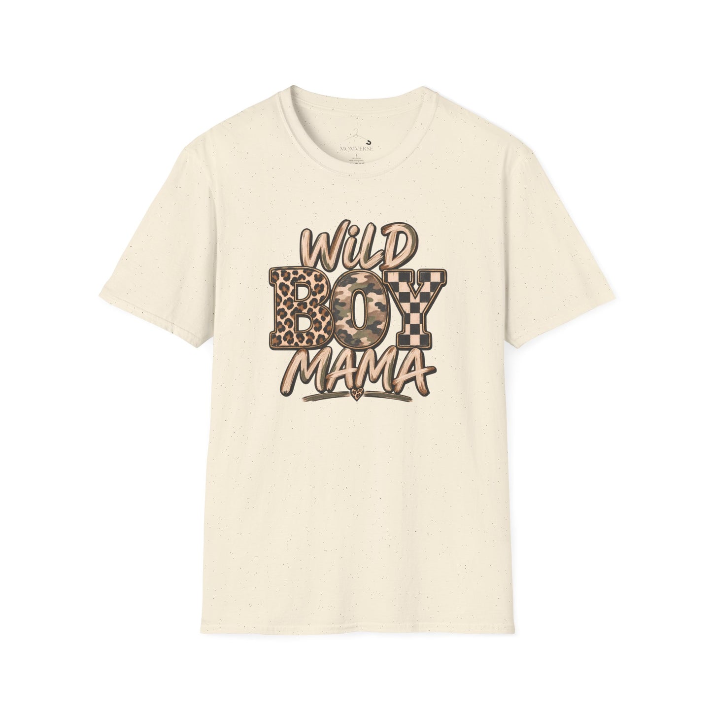 Wild Boy Mama Leopard Print T-Shirt
