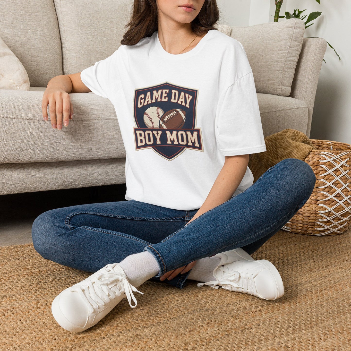 Game Day Boy Mom Tee