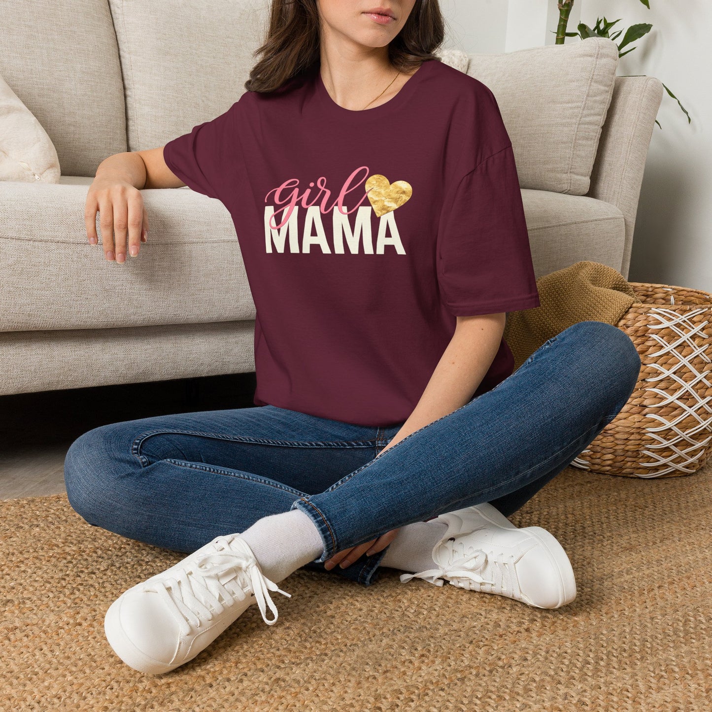 Girl Mama T-shirt - Cute Girl Mom Tee
