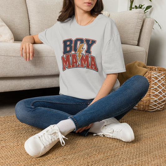 Retro Boy Mama T-Shirt