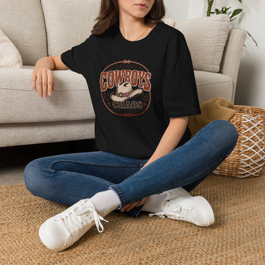 Raising Cowboys Chaos Comes Standard T-shirt