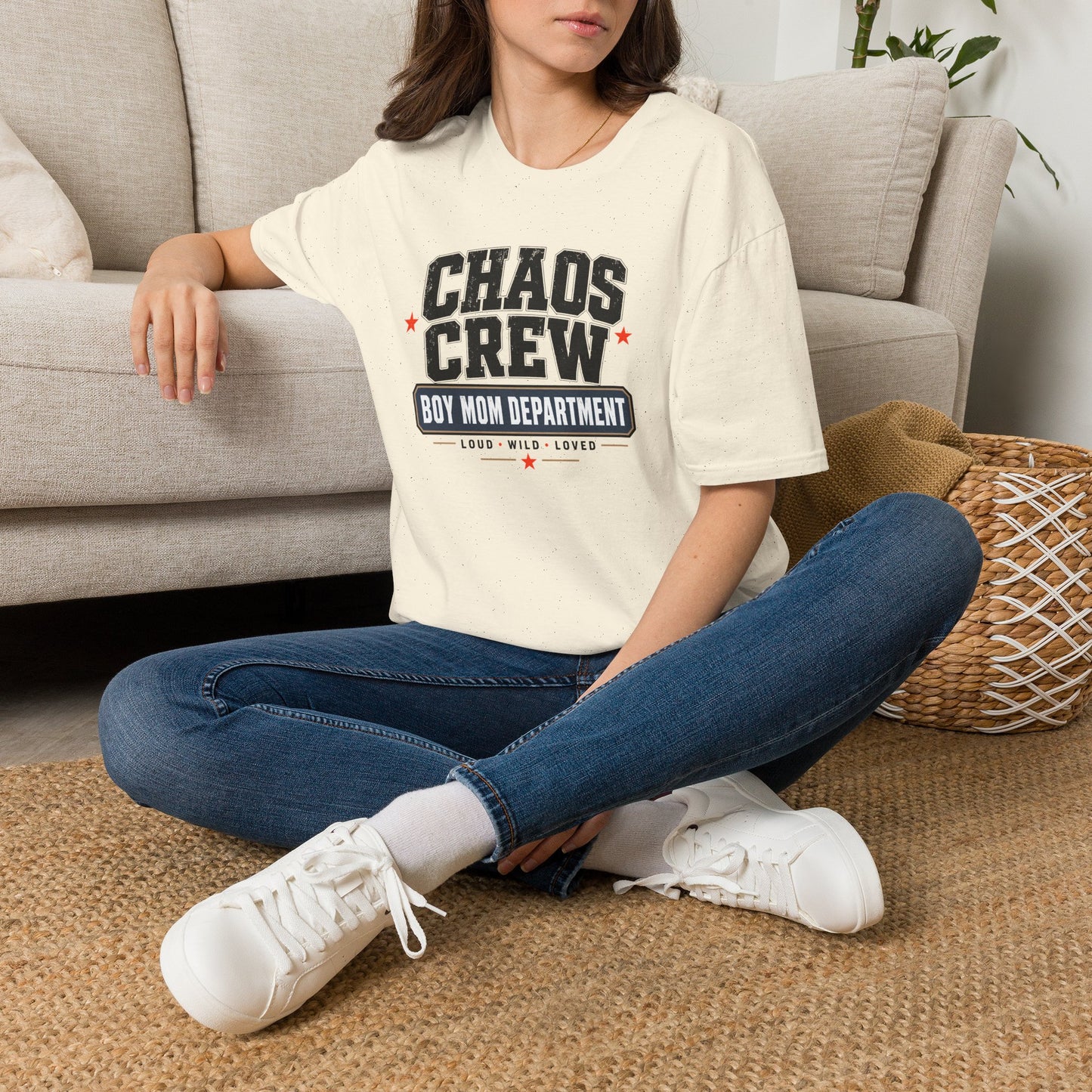 Chaos Crew Boy Mom Department T-shirt