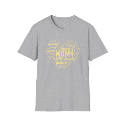 Amazing Mom Word Art T-shirt