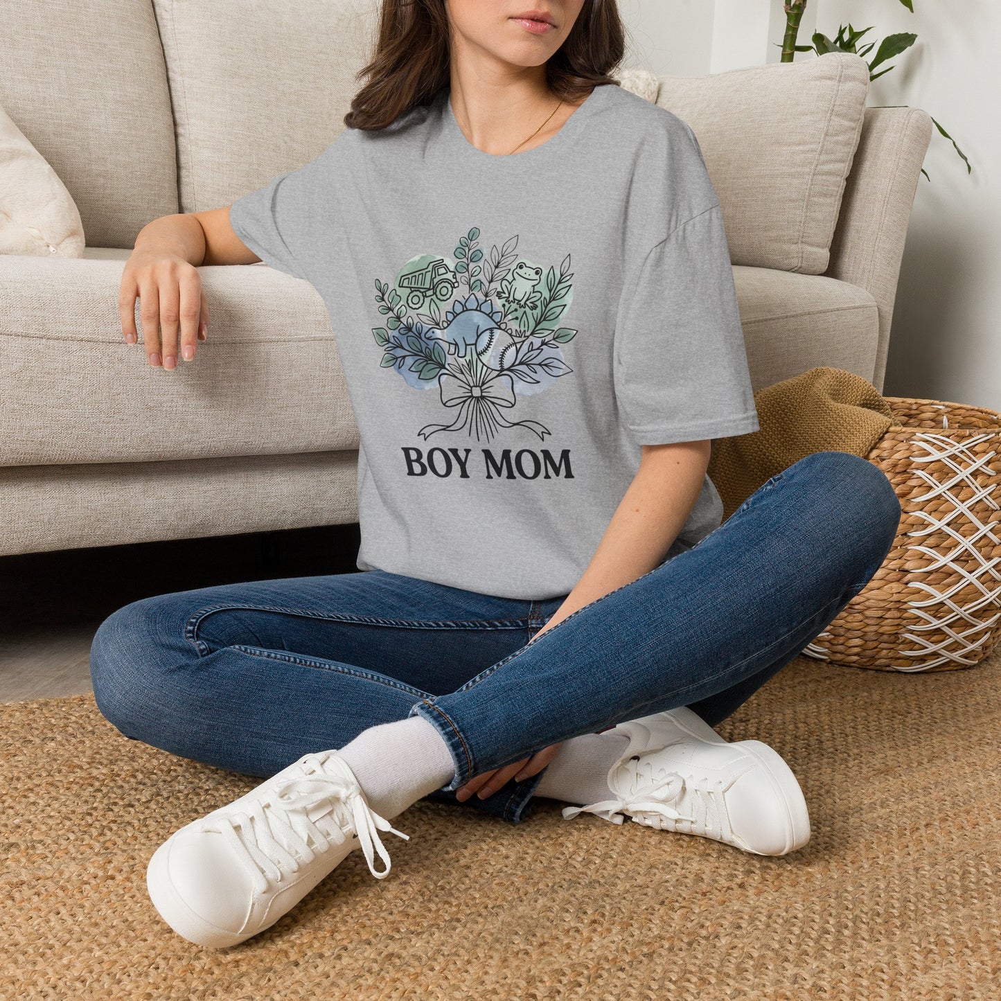 Boy Mom Wildflowers Shirt