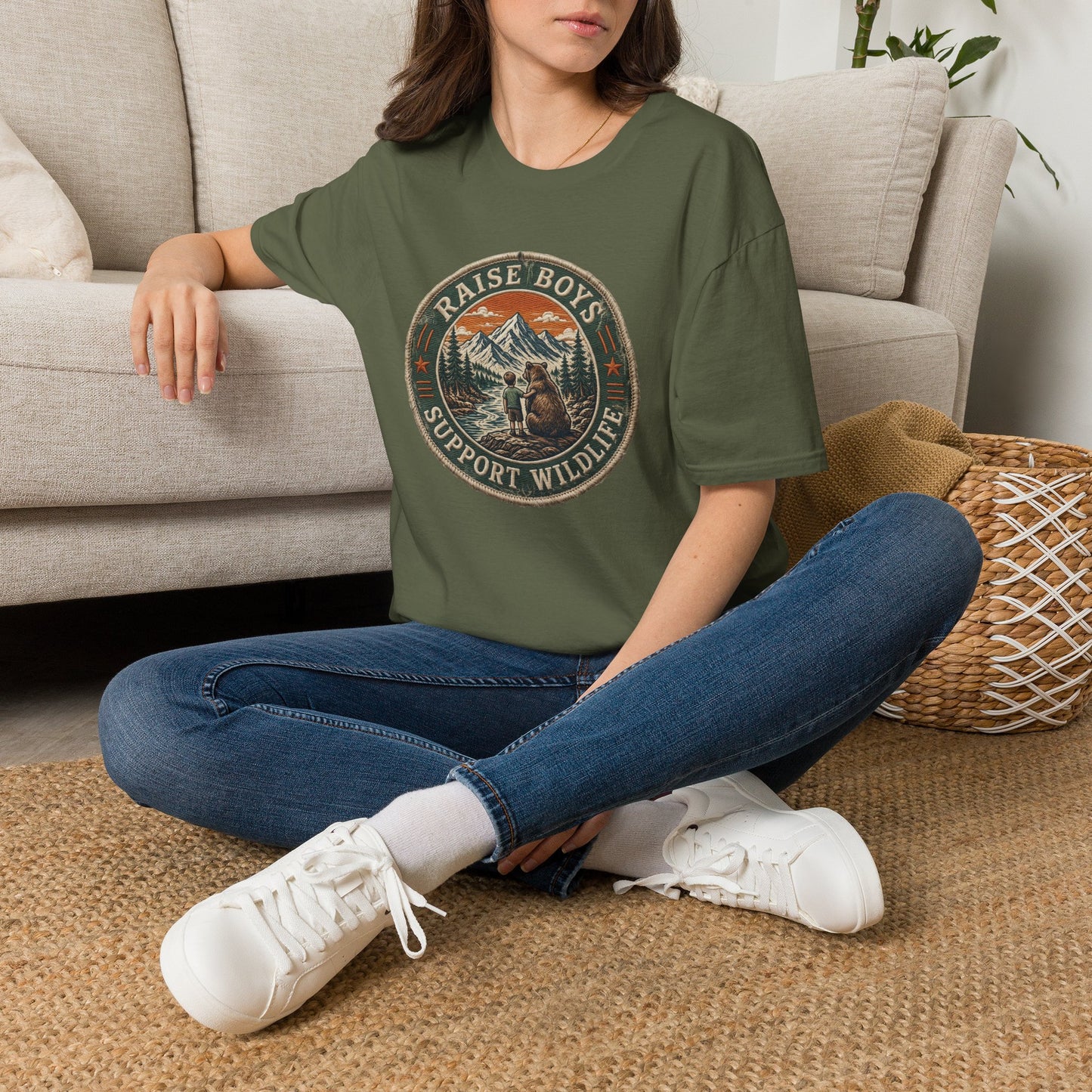 Raise Boys Support Wildlife Tee