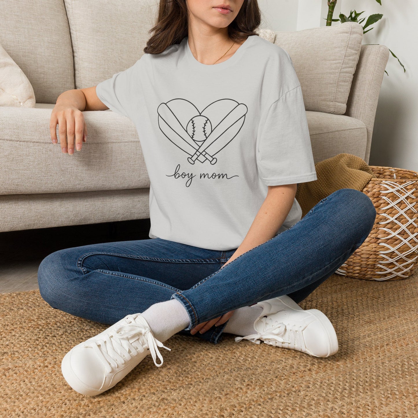 Boy Mom Baseball T-Shirt