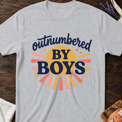 Outnumbered by Boys T-shirt
