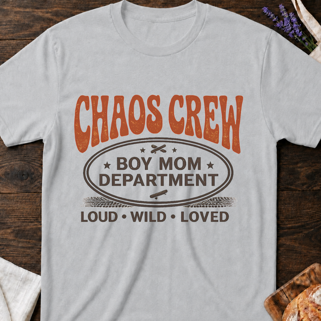 Chaos Crew Boy Mom T-Shirt