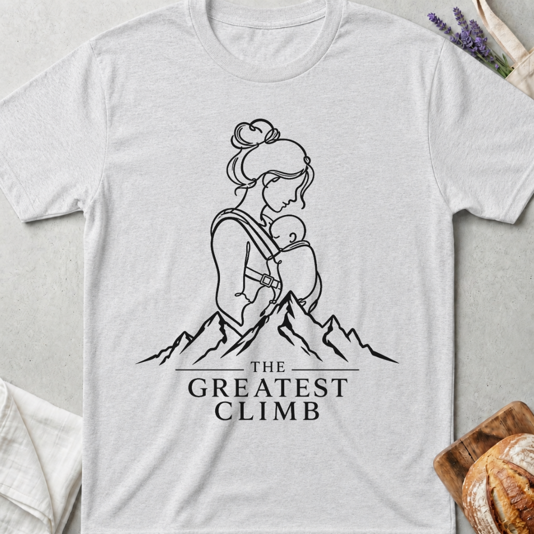 The Greatest Climb Shirt – Adventure Mom Tee | Minimal Motherhood Shirt