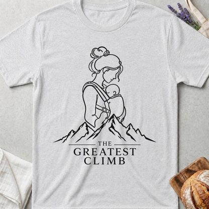 The Greatest Climb Shirt – Adventure Mom Tee | Minimal Motherhood Shirt