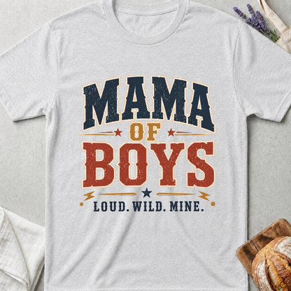 Mama of Boys Shirt | Loud Wild Mine T-shirt