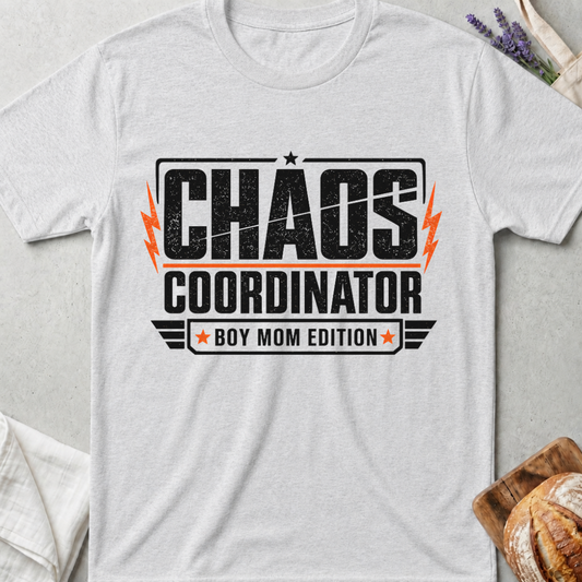 Chaos Coordinator Boy Mom T-Shirt | Funny Boy Mom Shirt