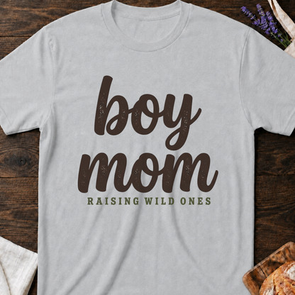 Boy Mom Shirt | Raising Wild Ones T-shirt