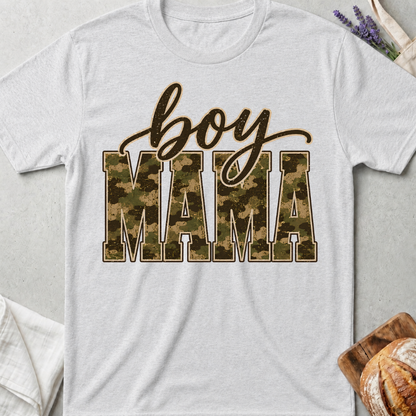 Camouflage Boy Mama Shirt