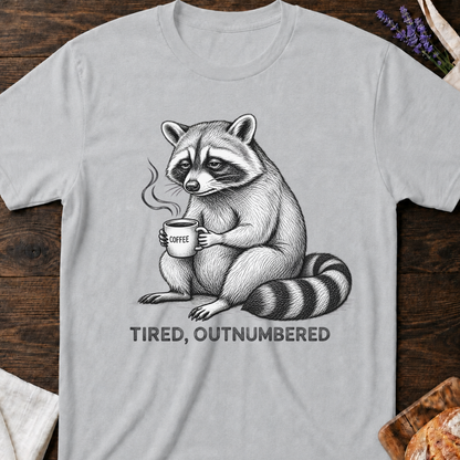 Tired Outnumbered Mom T-shirt
