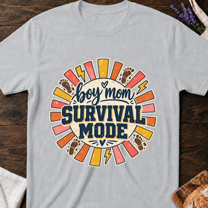 Boy Mom Survival Mode T‑Shirt