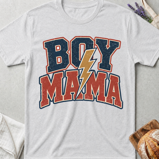 Retro Boy Mama T-Shirt