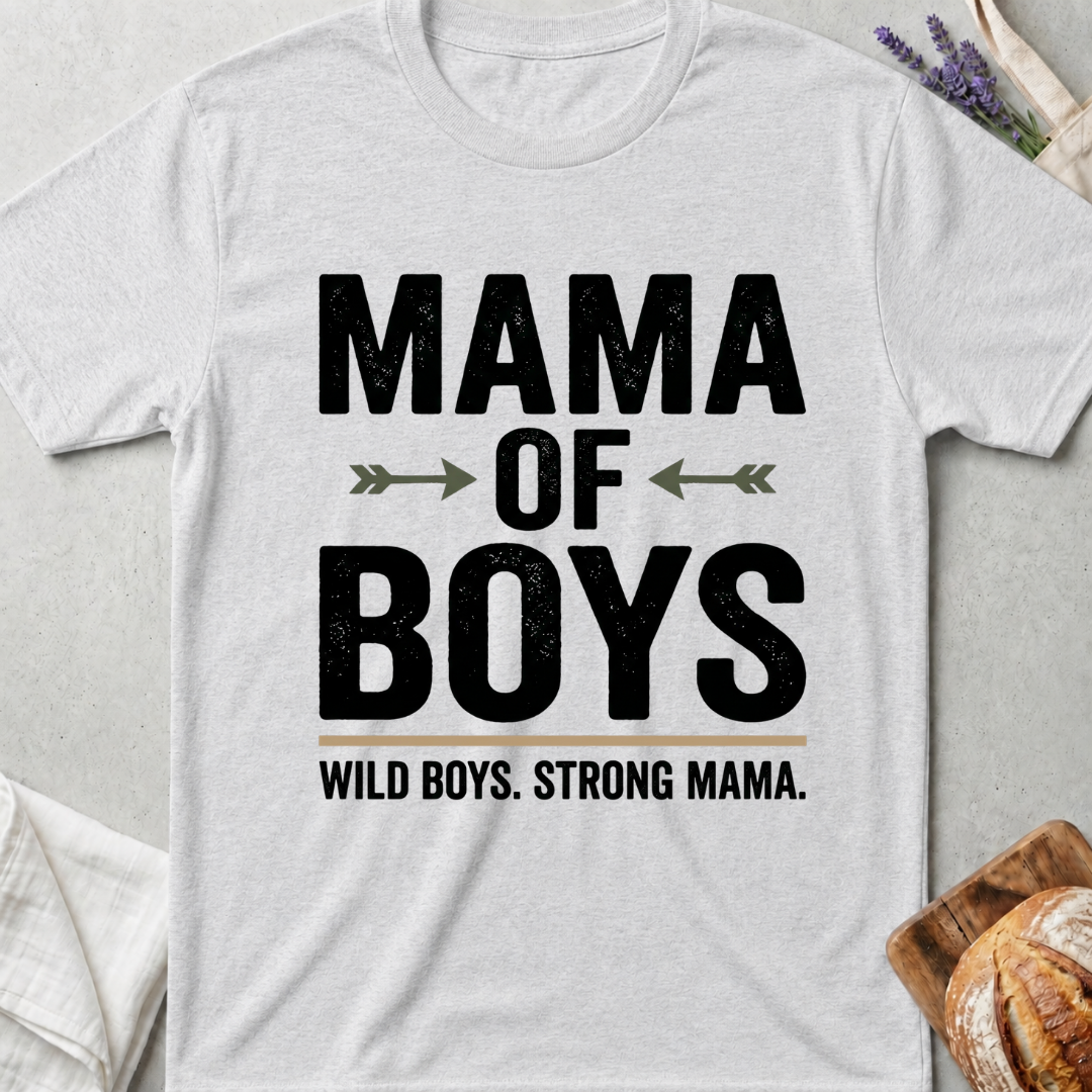 Mama of Boys Shirt | Wild Boys Strong Mama T-shirt