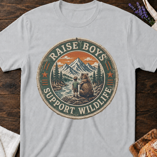 Raise Boys Support Wildlife Shirt