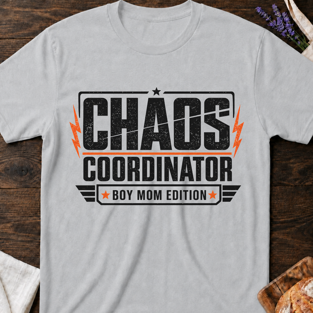 Chaos Coordinator Boy Mom T-Shirt | Funny Boy Mom Shirt