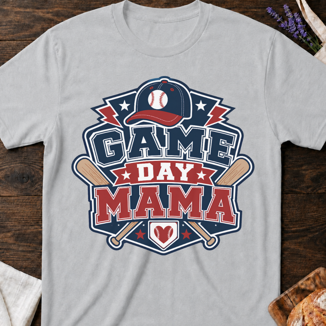 Game Day Mama Baseball T-shirt | Mom Sports Shirt
