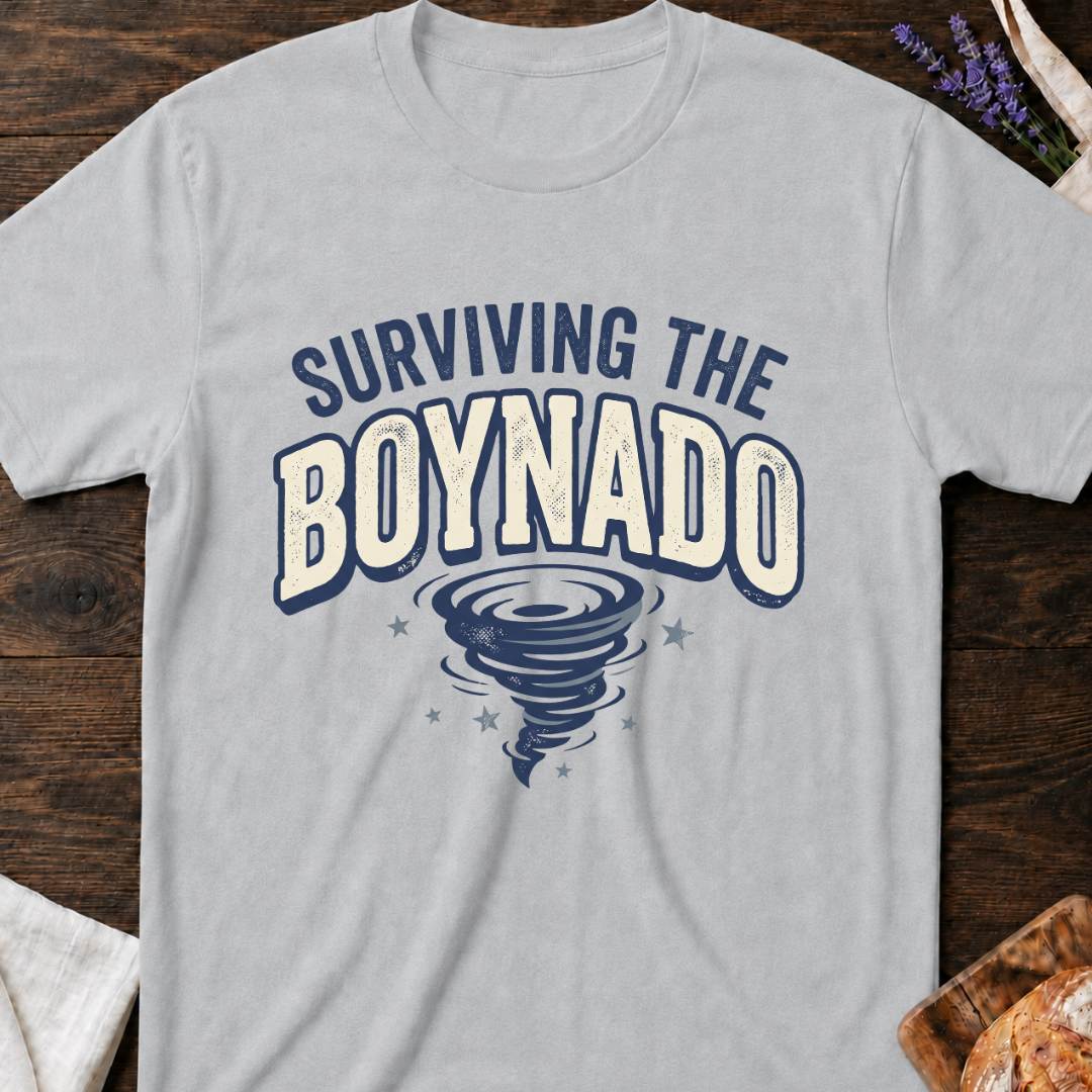 Surviving the Boynado T-Shirt - Funny Mama Tee