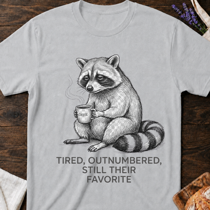 Tired Outnumbered Still Their Favorite T-shirt | Funny Mom Tee