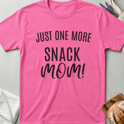 Just One More Snack Mom Shirt – Funny Mom Life Tee