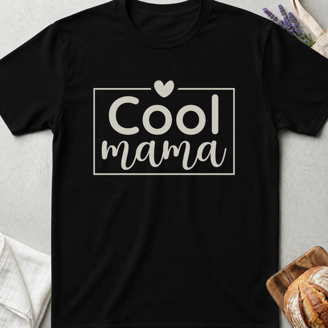 Cool Mama Tee – Effortless Mom Style Shirt 🤍
