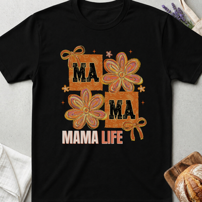 Mama Life T-Shirt - Retro Mom Life Shirt - Motherhood Tee