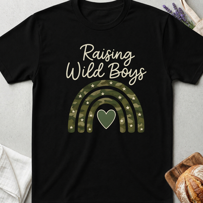 Raising Wild Boys T-shirt - Boy Mama Shirt