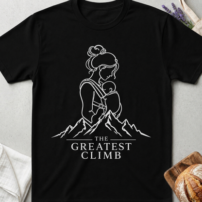 The Greatest Climb Shirt – Adventure Mom Tee | Minimal Motherhood Shirt