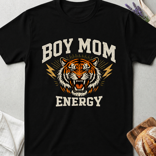 Boy Mom Energy Shirt | Tiger Mom Tee