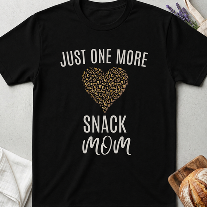 Just One More Quiet Moment Mama T-Shirt - Funny Leopard Mom Life Shirt