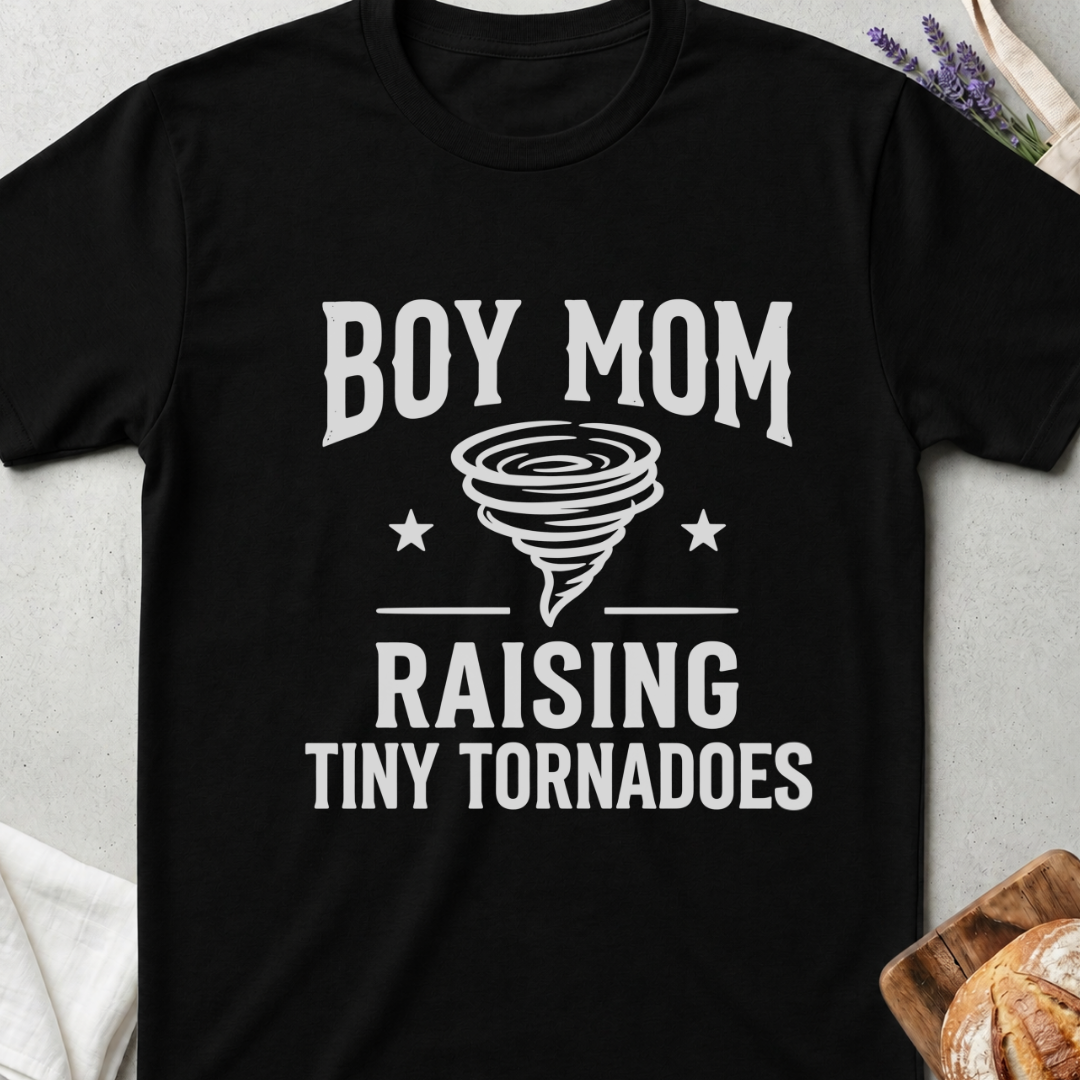 Tiny Tornadoes Mom T-Shirt