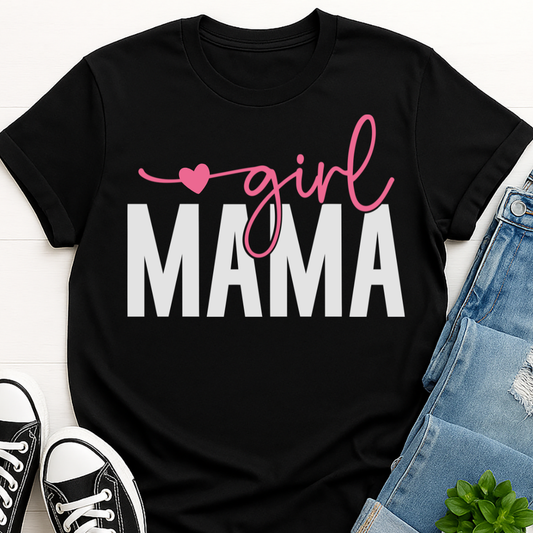 Girl Mama T-shirt - Mom Tee