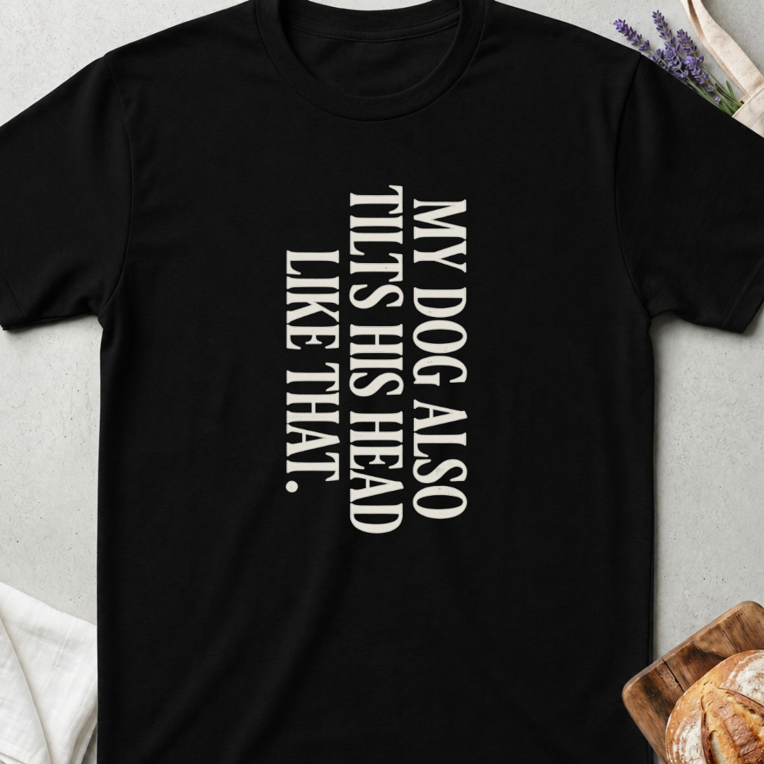 Dog Head Tilt T-Shirt