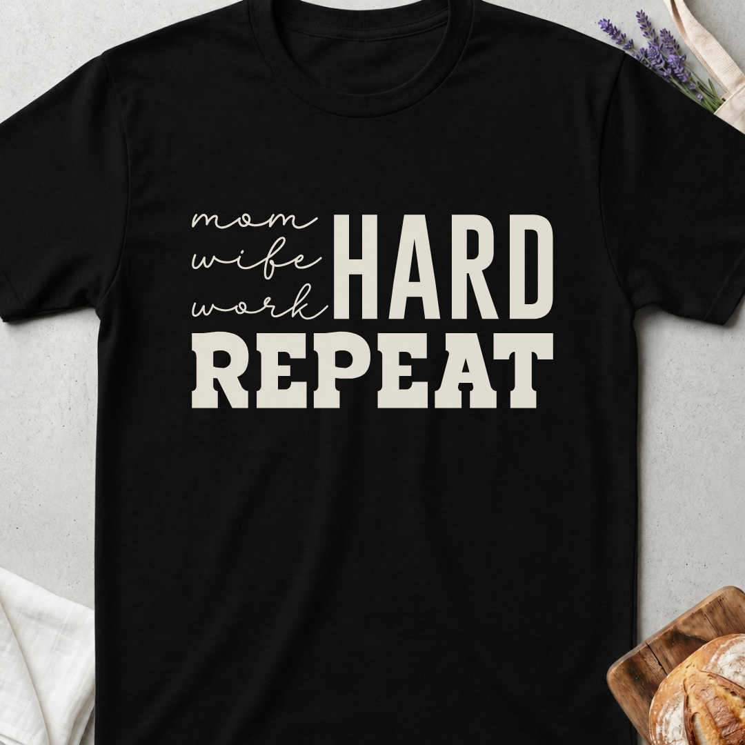 Mom Life Repeat T-Shirt