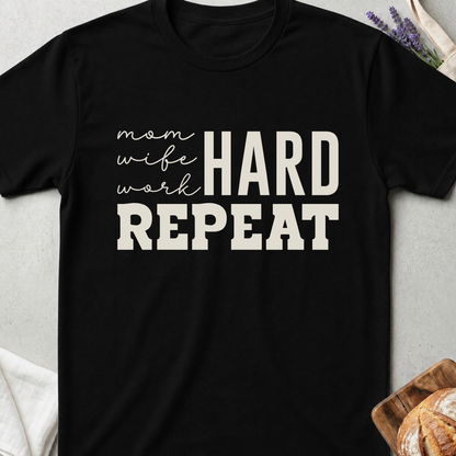 Mom Life Repeat T-Shirt