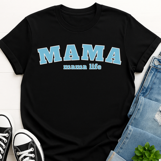 Mama Mama Life Varsity T-shirt