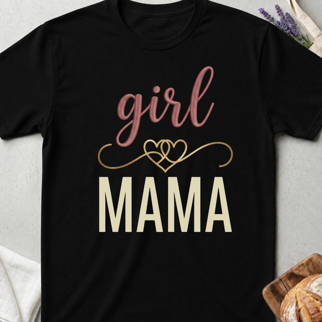 Cute Girl Mama T-Shirt