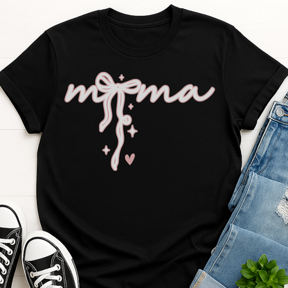 Mama Bow Script T-shirt
